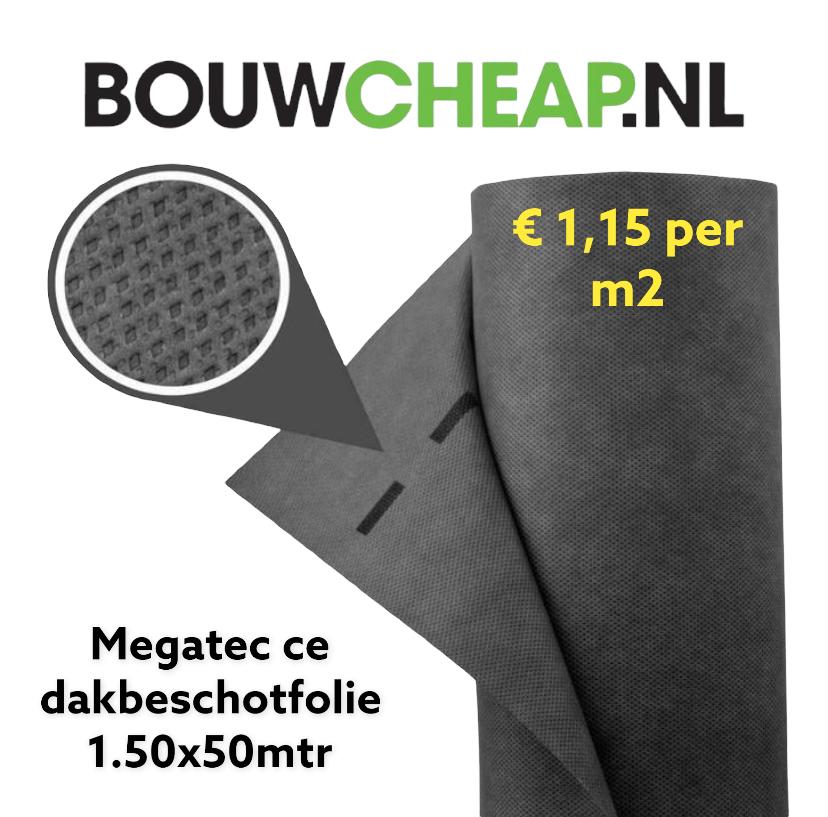 Megatec in prijs verlaagd €.1.05 per m2.CE en KOMO gekeurd.