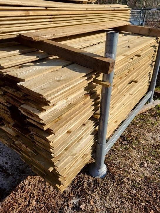 Rabat 19x127mm vuren geïmpregneerd 210 en 330cm aanbieding, Doe-het-zelf en Verbouw, Hout en Planken, Minder dan 25 mm, Nieuw