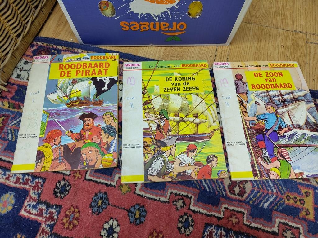 Roodbaard strips, Meerdere comics, Ophalen of Verzenden, Gelezen, Europa
