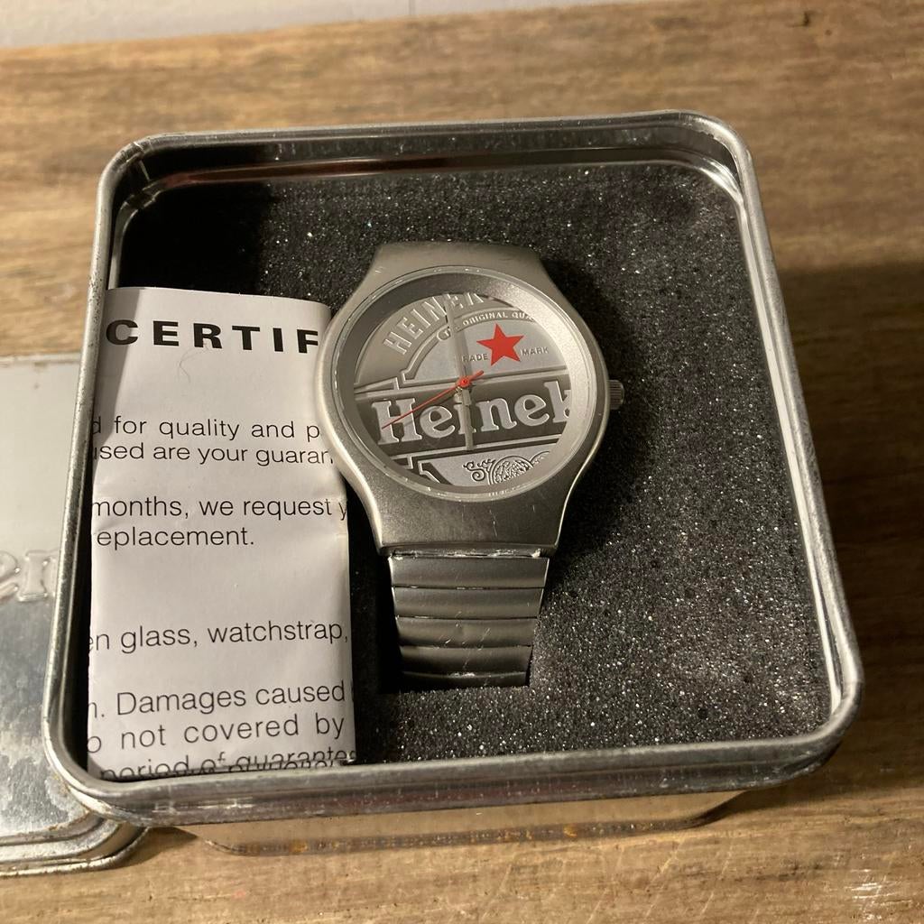Heineken horloge - Nieuwstaat!, Ophalen of Verzenden