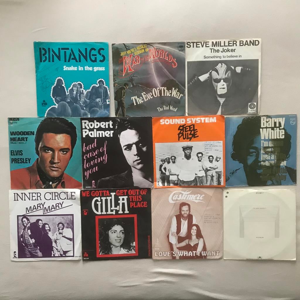 Vinyl singles 11 in 1 koop, Ophalen of Verzenden, Gebruikt