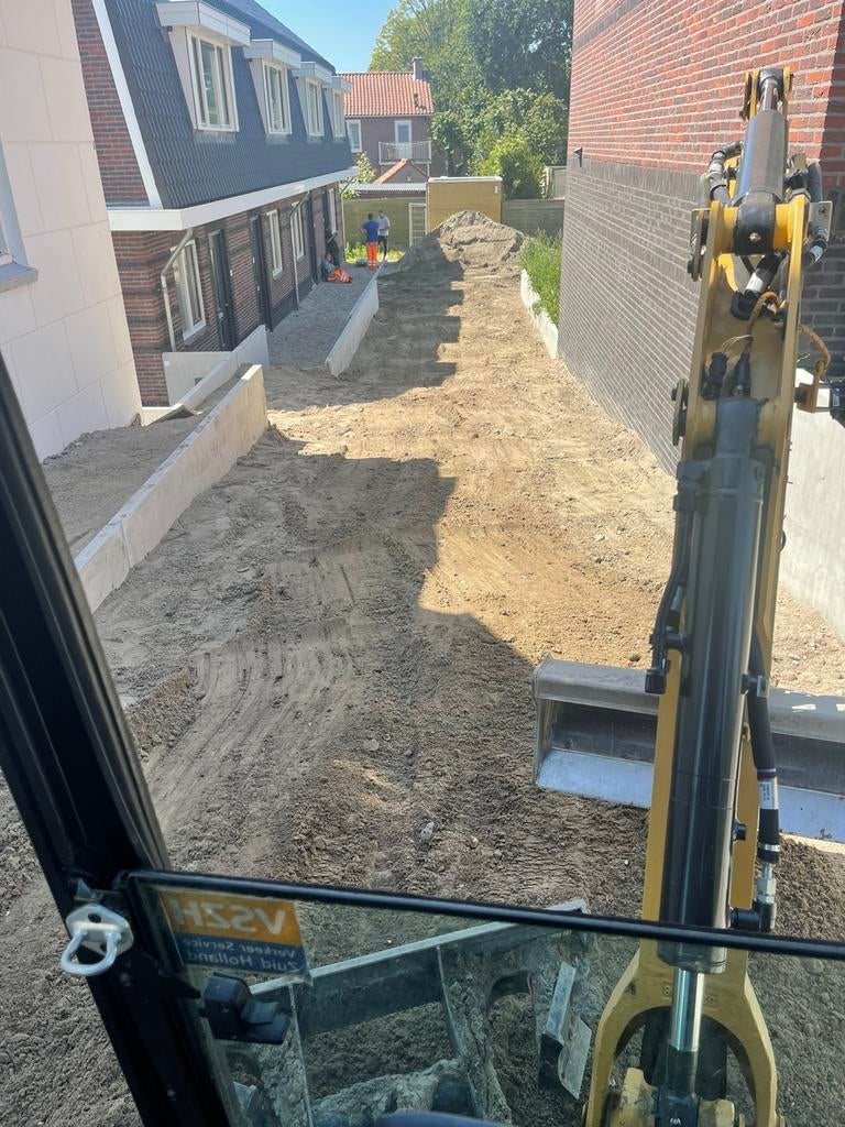 Minikraan / Graafmachine verhuur, Diensten en Vakmensen, Garantie, Bestrating