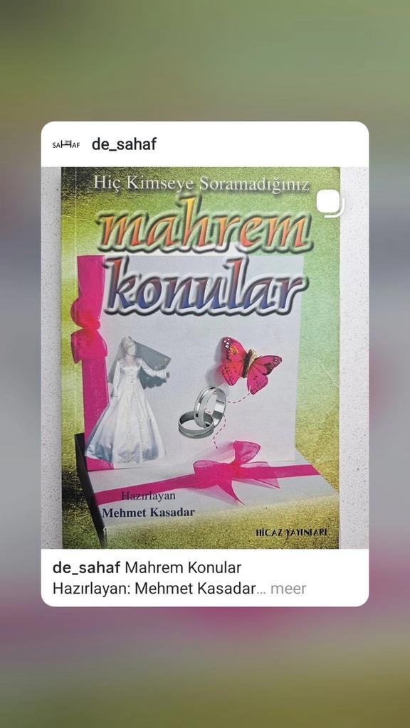 Mahrem Konular; Mehmet Kasadar, Verzenden