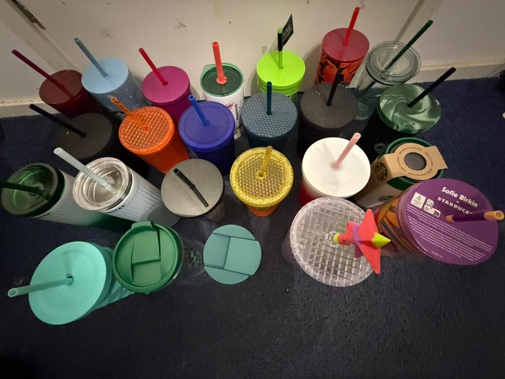 Starbucks drinkbekers 24 stuks, Ophalen of Verzenden, Zo goed als nieuw