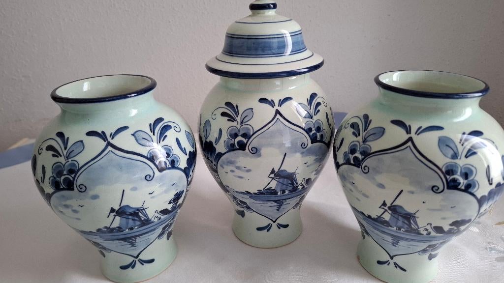 Delfs blauw kaststel, Antiek en Kunst, Curiosa en Brocante, Ophalen of Verzenden