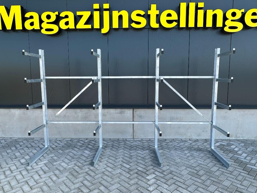 Draagarmstelling 225x60 / 375 cm lengte