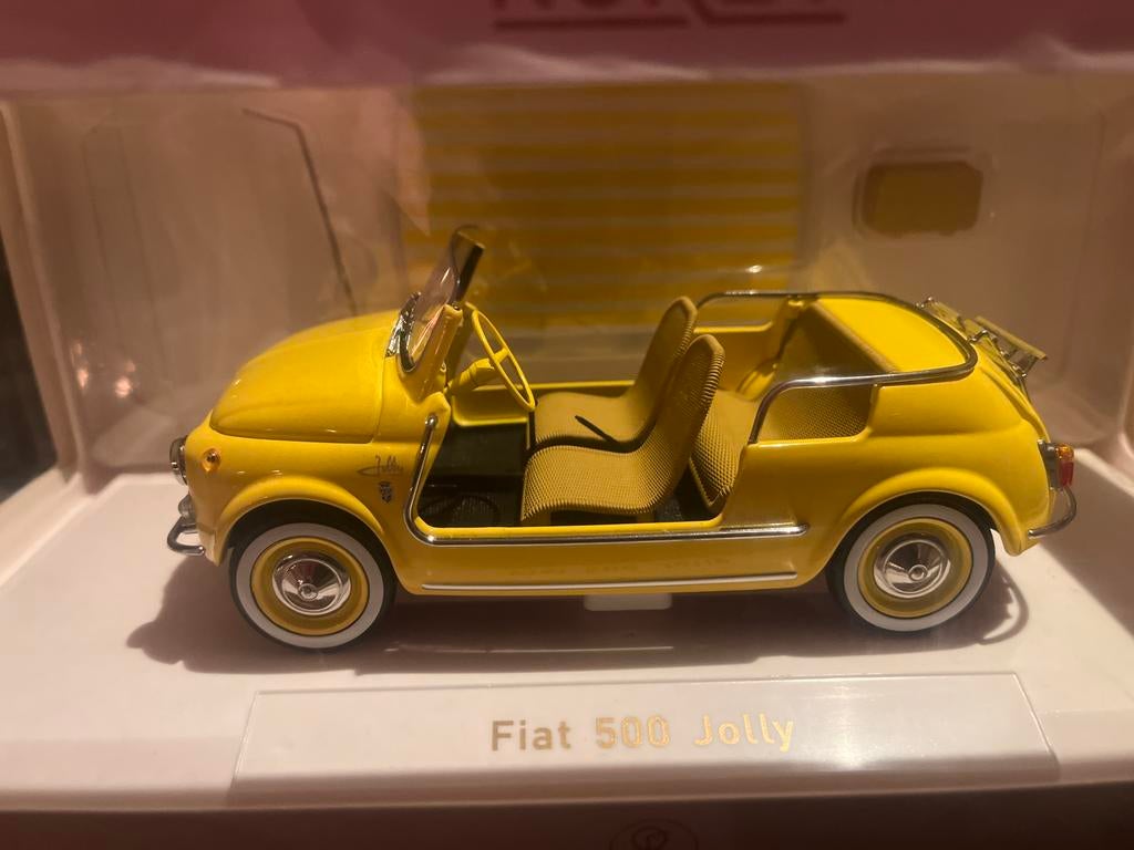 Norev Fiat 500 Jolly 1/18 - Nieuw in verpakking!, Auto, ., Nieuw, Norev