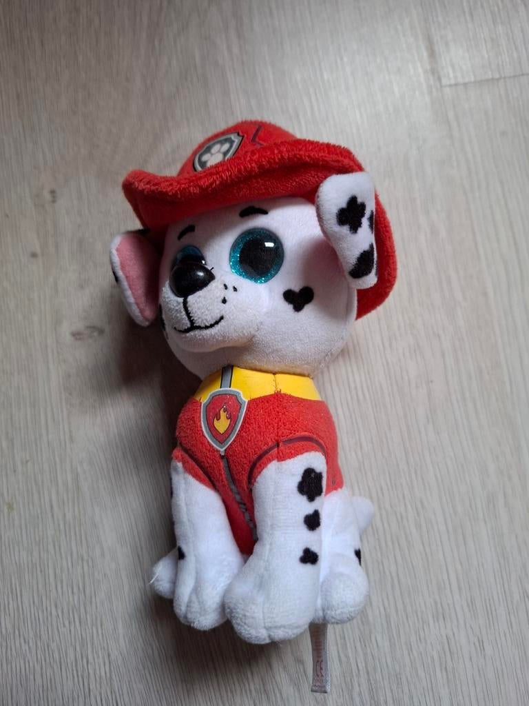 Kleine Marshall Paw Patrol knuffel, Ophalen of Verzenden, Zo goed als nieuw, Hond