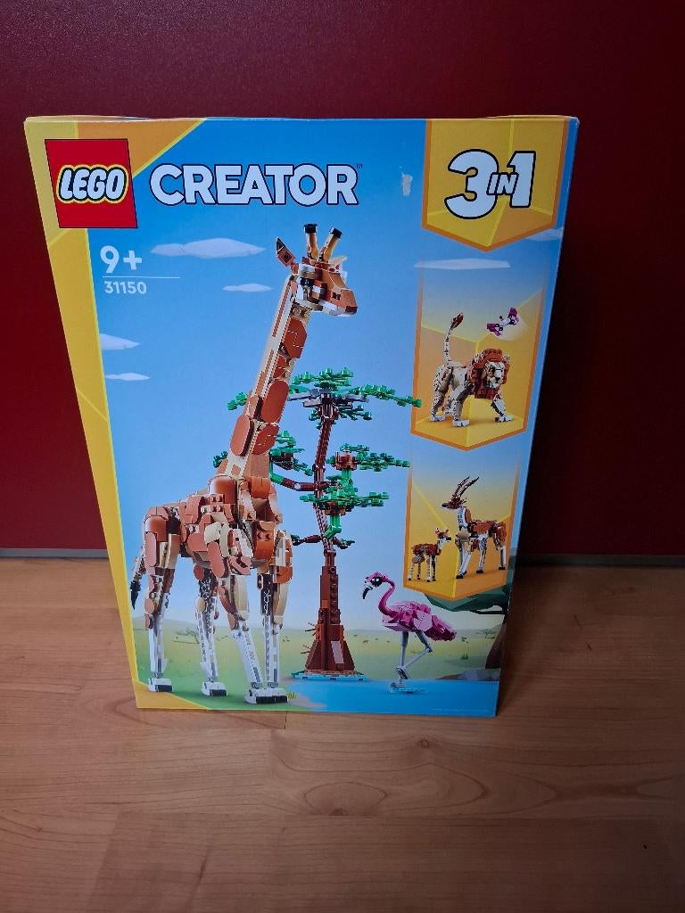 Lego Creator 3in1 31150 Wild Safari Animals, Ophalen of Verzenden, Nieuw, Complete set, Lego