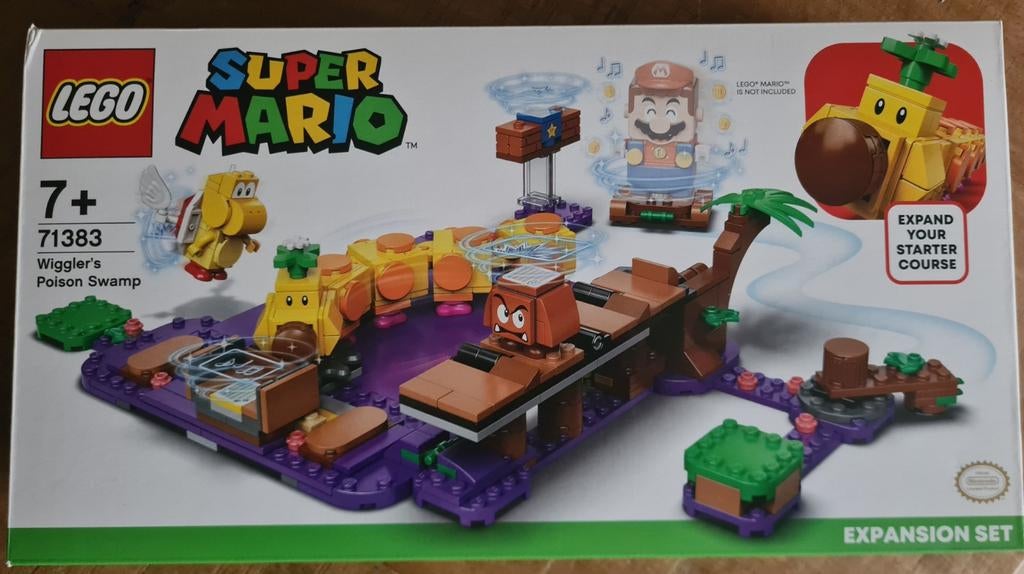 LEGO Super Mario 71383 - Wigglers Gifmoeras Uitbreidingsset, Kinderen en Baby's, Speelgoed | Duplo en Lego, Nieuw, Lego, Complete set