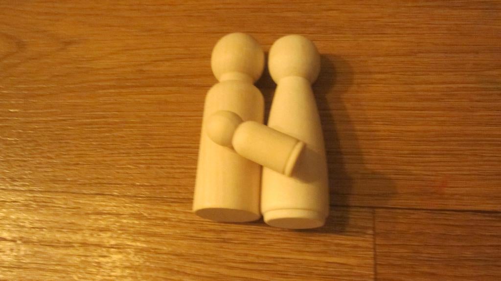 Peg doll Jozef-Maria en Jezus  * Nieuw *., Ophalen of Verzenden, Nieuw