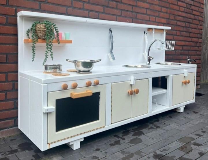 Buitenkeuken Modderkeuken Keukentje Speelkeuken Zandtafel, Ophalen, Nieuw, Hout