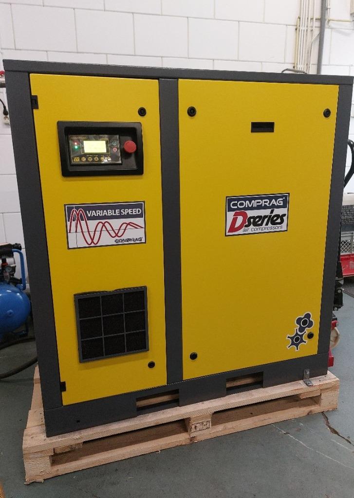 18kW schroefcompressor frequentie geregeld (VSD) Nieuwstaat, Doe-het-zelf en Verbouw, Ophalen, 800 liter/min of meer, Zo goed als nieuw