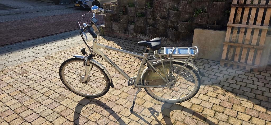 Stella Avenza Herenfiets, Fietsen en Brommers, Elektrische fietsen, Ophalen, Gebruikt, 30 tot 50 km per accu, Overige merken