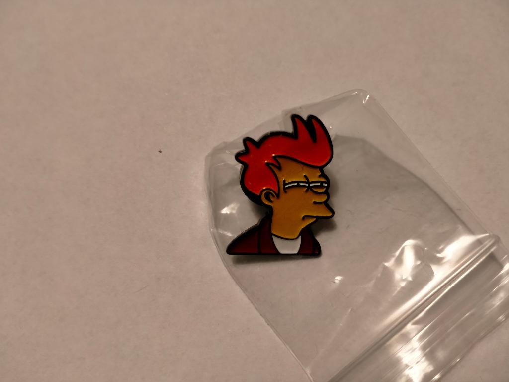 Futurama Philip J. Fry tv tekenfilm strip logo pin animatie, Ophalen of Verzenden, Nieuw, Overige onderwerpen