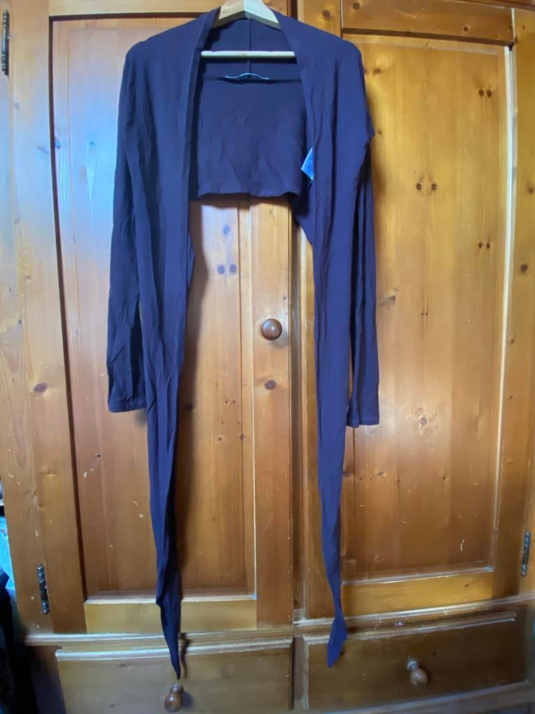 Cora Kemperman Omslagvestje Aubergine Maat M, Ophalen of Verzenden, Zo goed als nieuw, Maat 38/40 (M), Paars