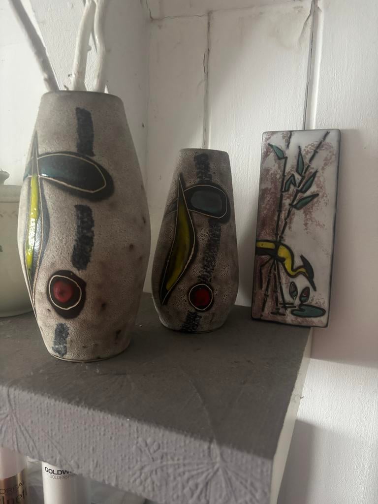 Vintage Keramische Vazen en Tegel, Antiek en Kunst, Ophalen of Verzenden