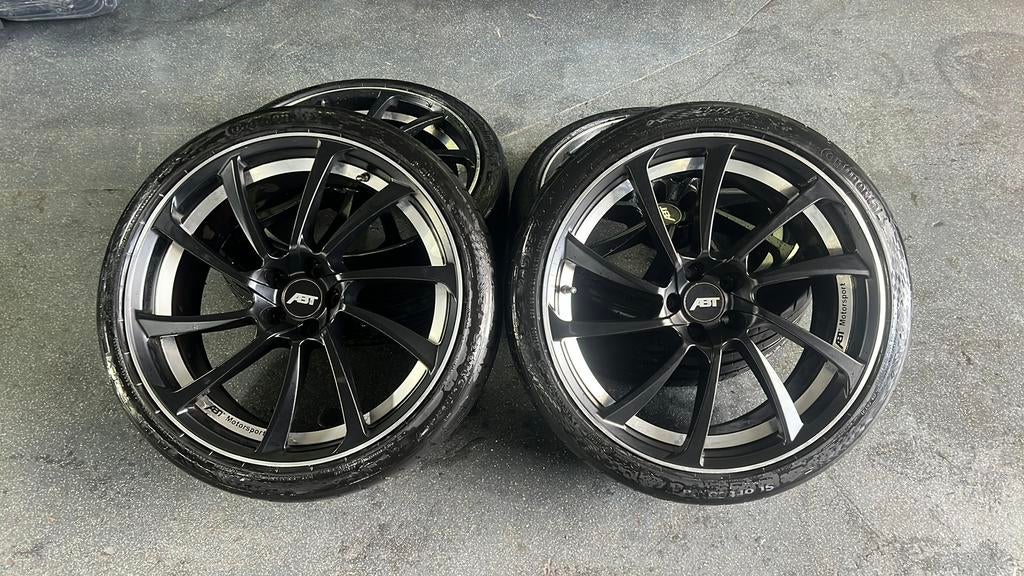 🛞 Originele 21 inch ABT velgen voor Audi A6 S6 RS6 banden ✅, Auto-onderdelen, Banden en Velgen, Ophalen, Gebruikt, 255 mm, Banden en Velgen