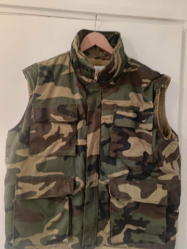 USA Leger Bodywarmer - Camouflage, Kleding | Heren, Bodywarmers, USA Leger, Overige maten, Ophalen of Verzenden, Gedragen