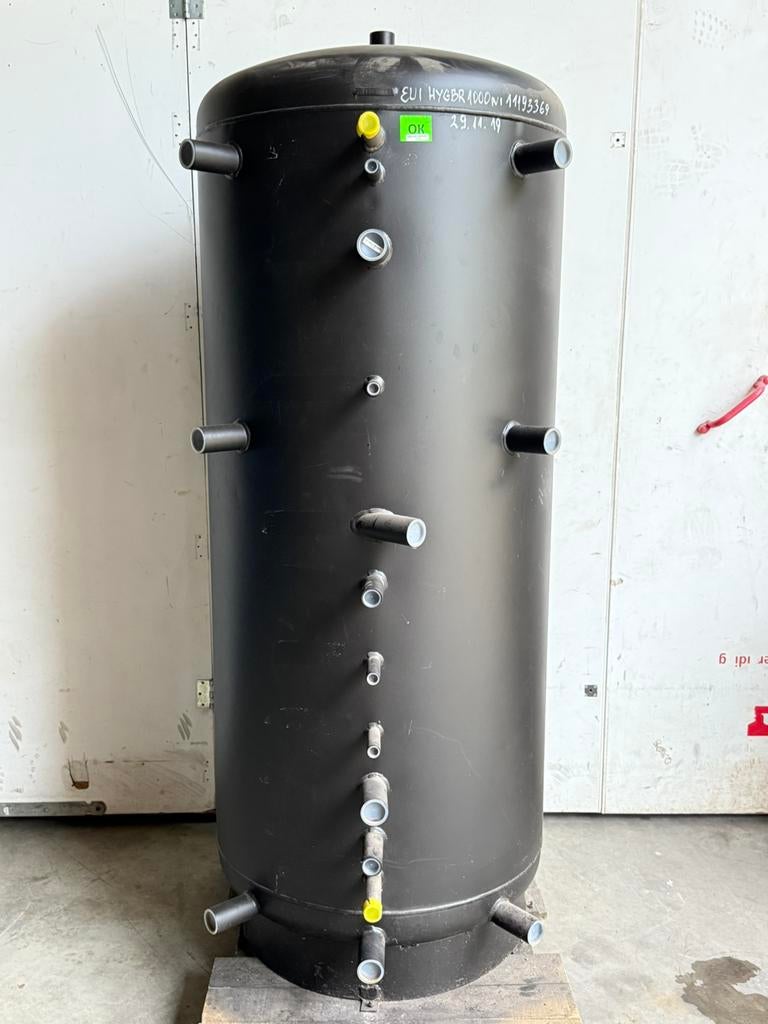 Nieuw Cv Buffervat 1000 liter RVS Tapwater wisselaar, Buffervat 1000 liter rvs wisselaar, Www.cvheat.com, 100 liter of meer, Tapwater Buffervat 1000 liter
