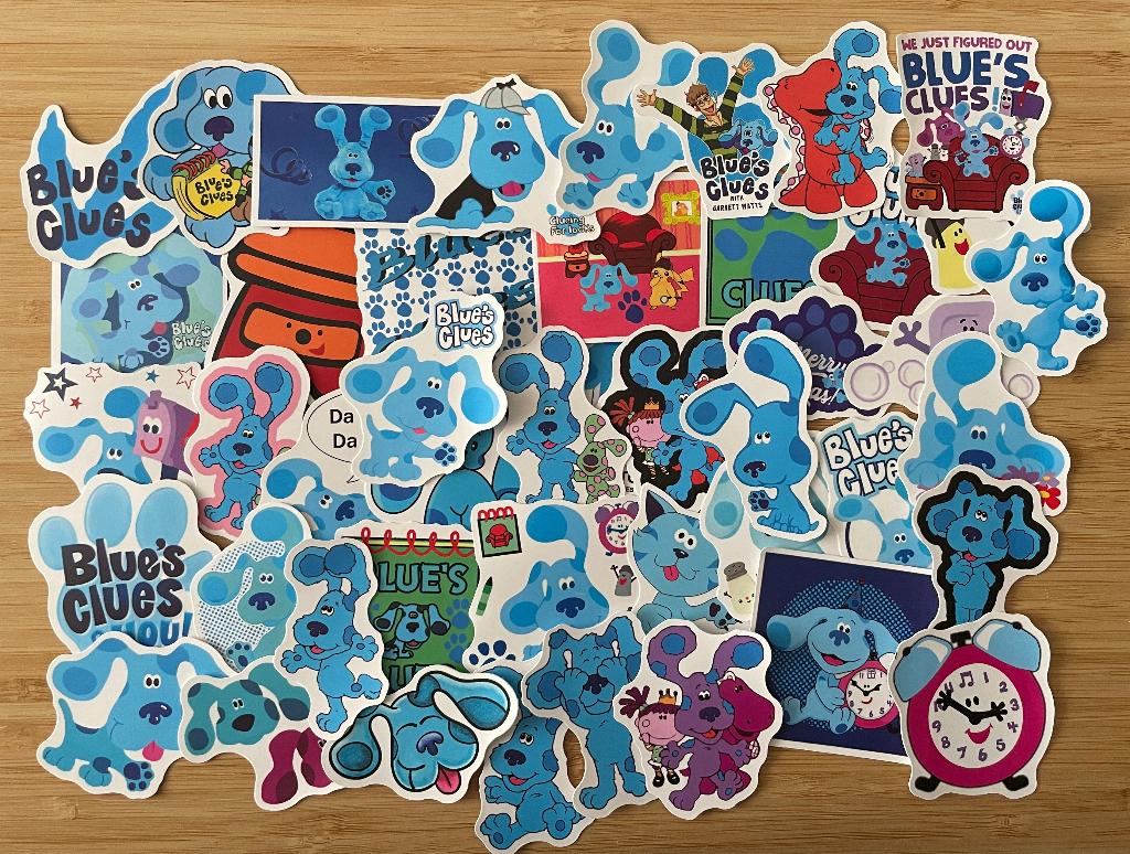Blue Clues tekenfilm stickers, Verzenden, Nieuw, Meerdere stickers