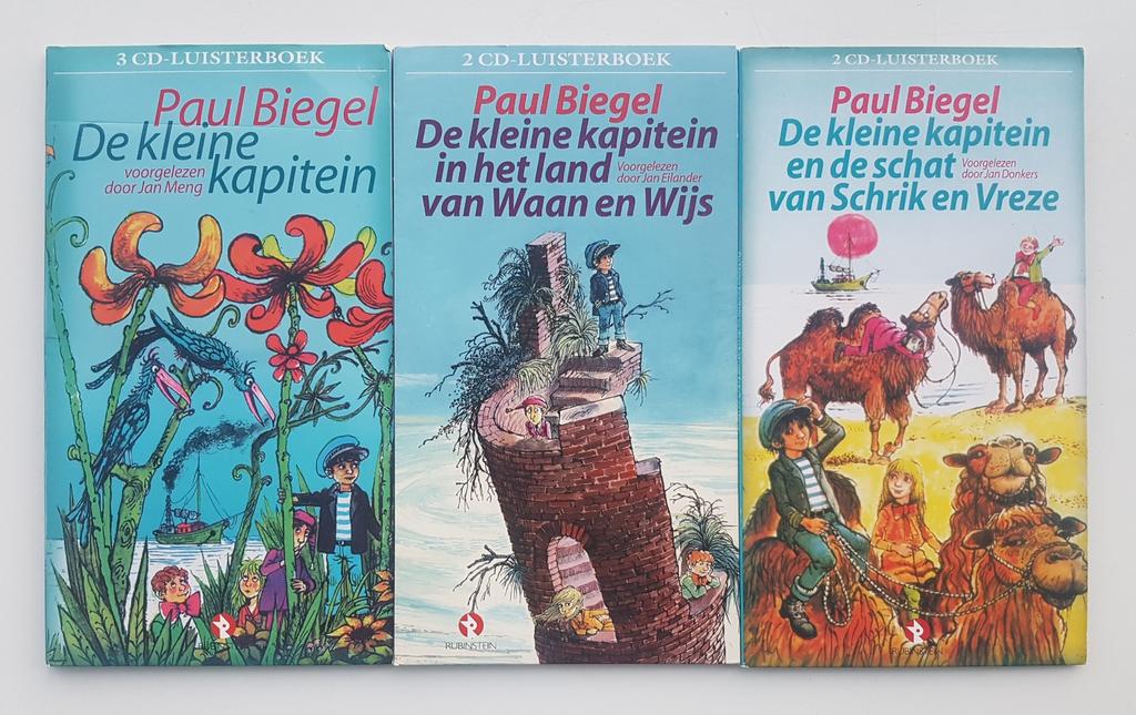 3x Luisterboek De Grote Kleine Kapitein - Paul Biegel Box, Boeken, Ophalen of Verzenden, Paul Biegel, Cd, Kind