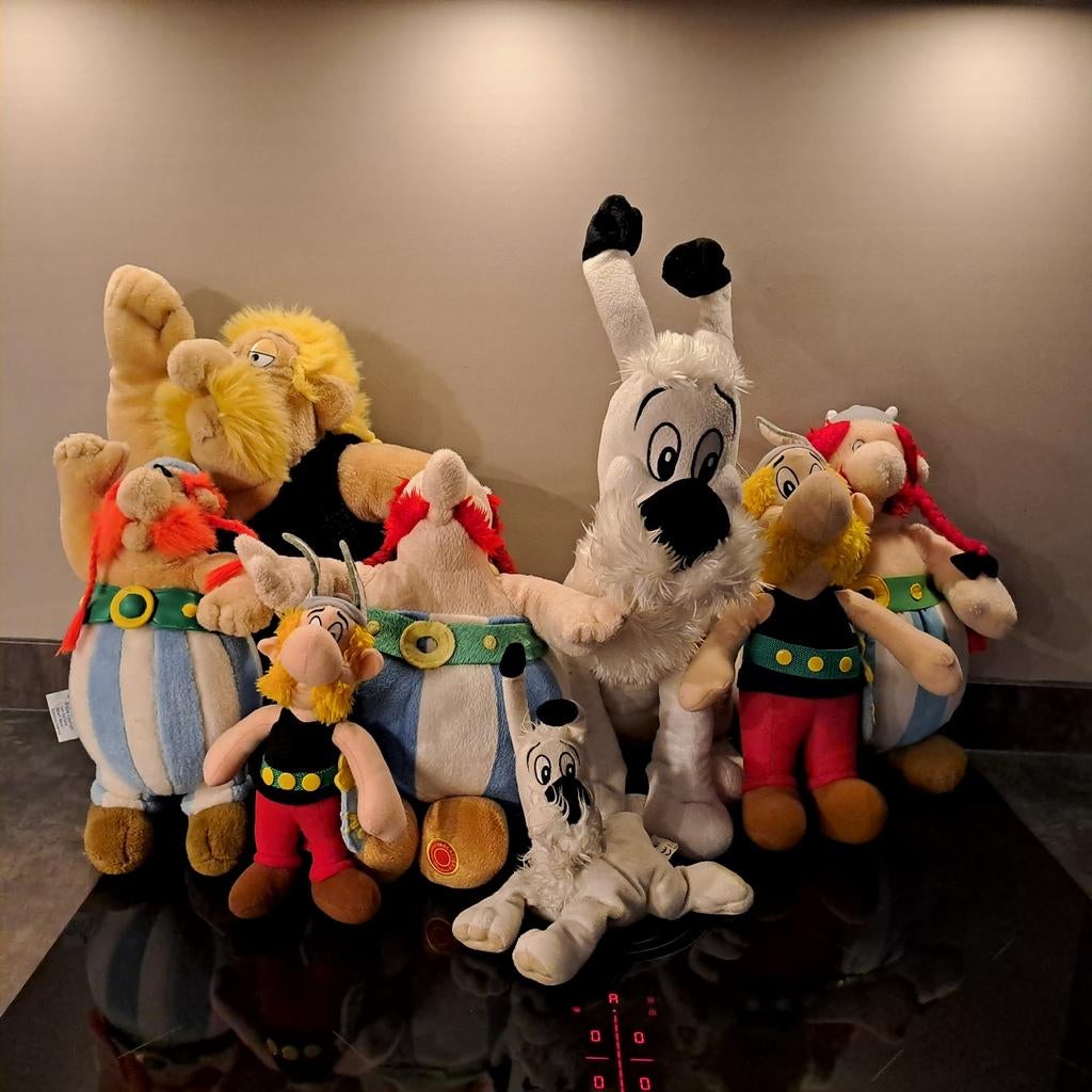 Verzameling Asterix en Obelix knuffels periode 1994 - 2010, Ophalen of Verzenden, Asterix en Obelix, Gebruikt, Beeldje of Figuurtje