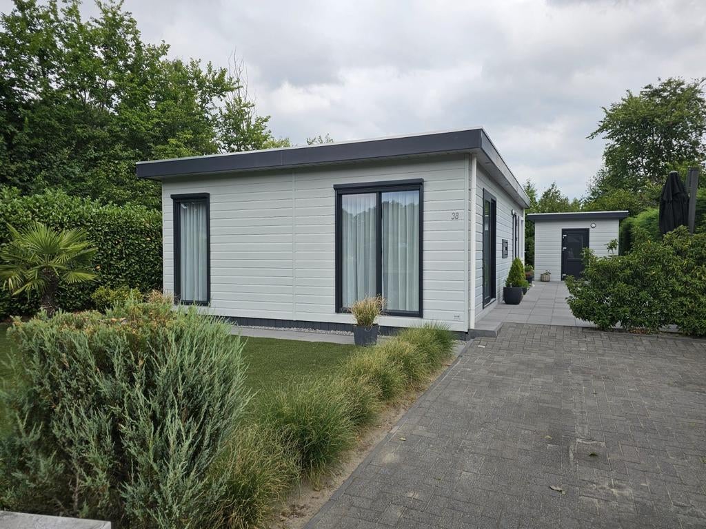 Modern chalet op kleinschalig park, Wasmachine