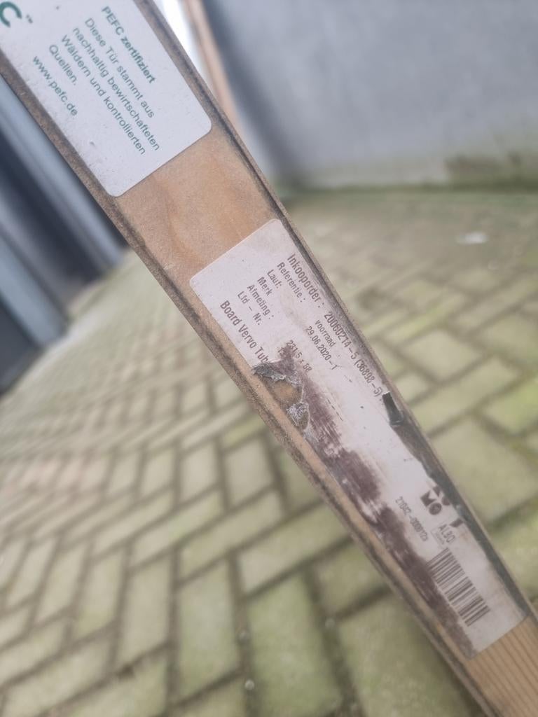 Stompen deur 58 x 231.5 volspaan ., Ophalen of Verzenden, Zo goed als nieuw
