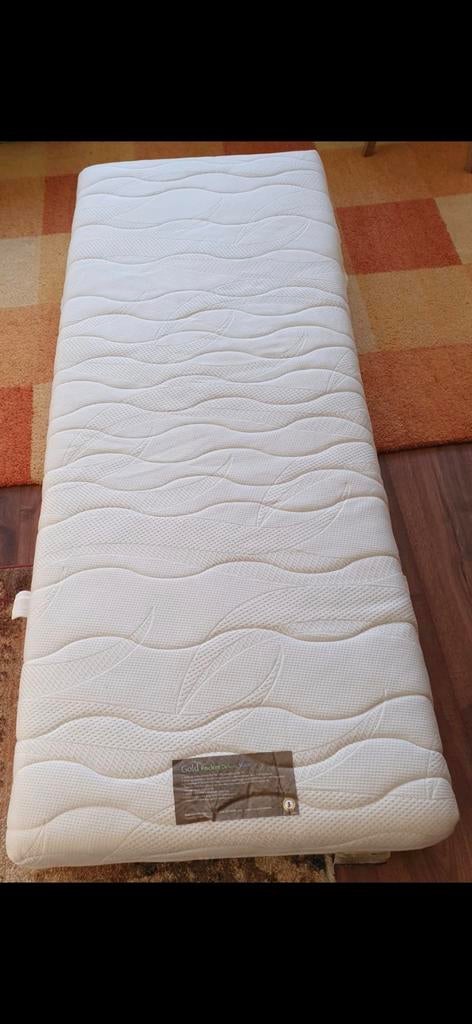Gold Pocket Deluxe Visco pocketvering matras 80x200 zgan, Ophalen, Eenpersoons, Zo goed als nieuw, 80 cm