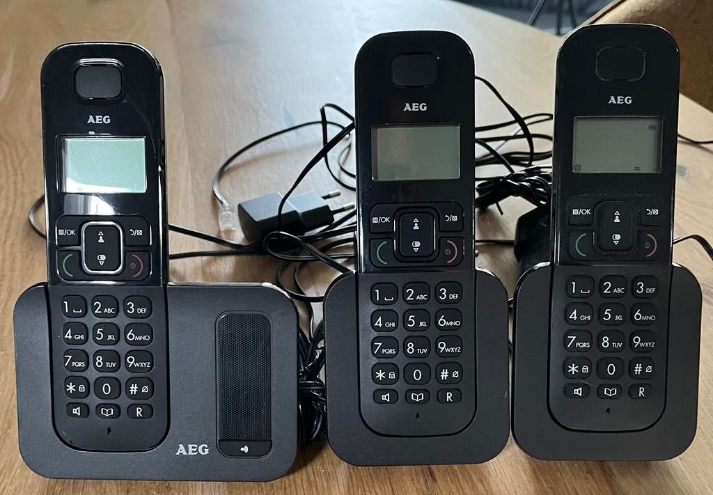 AEG telefoon te koop, Telecommunicatie, Vaste telefoons | Handsets en Draadloos, Ophalen of Verzenden, Zo goed als nieuw