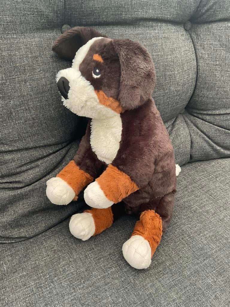 IKEA knuffel hond Berner Sennen, Ophalen of Verzenden, Zo goed als nieuw, Hond