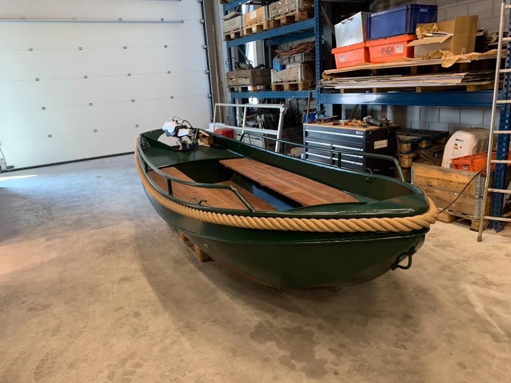 Tukkervlet / sloep / vlet / duwboot stalen vlet/ boot, Ophalen, 10 tot 30 pk, Staal, Diesel