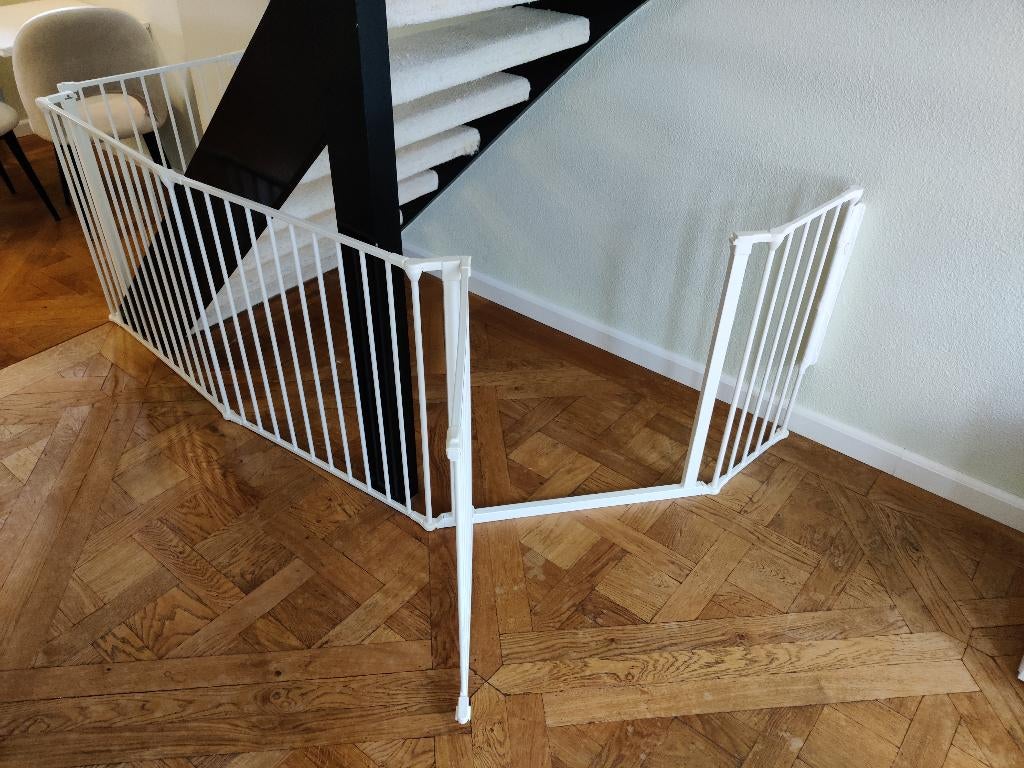 Titel: BabyDan Flex XL Wit + Extra Panelen & Deur (Modulair), Ophalen, Zo goed als nieuw, 115 cm of meer, Metaal of IJzer