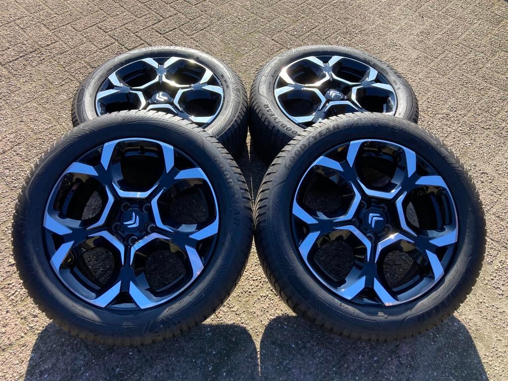 18” originele Citroen C5 aircross velgen + allseason banden, Ophalen, 18 inch, Gebruikt, Banden en Velgen