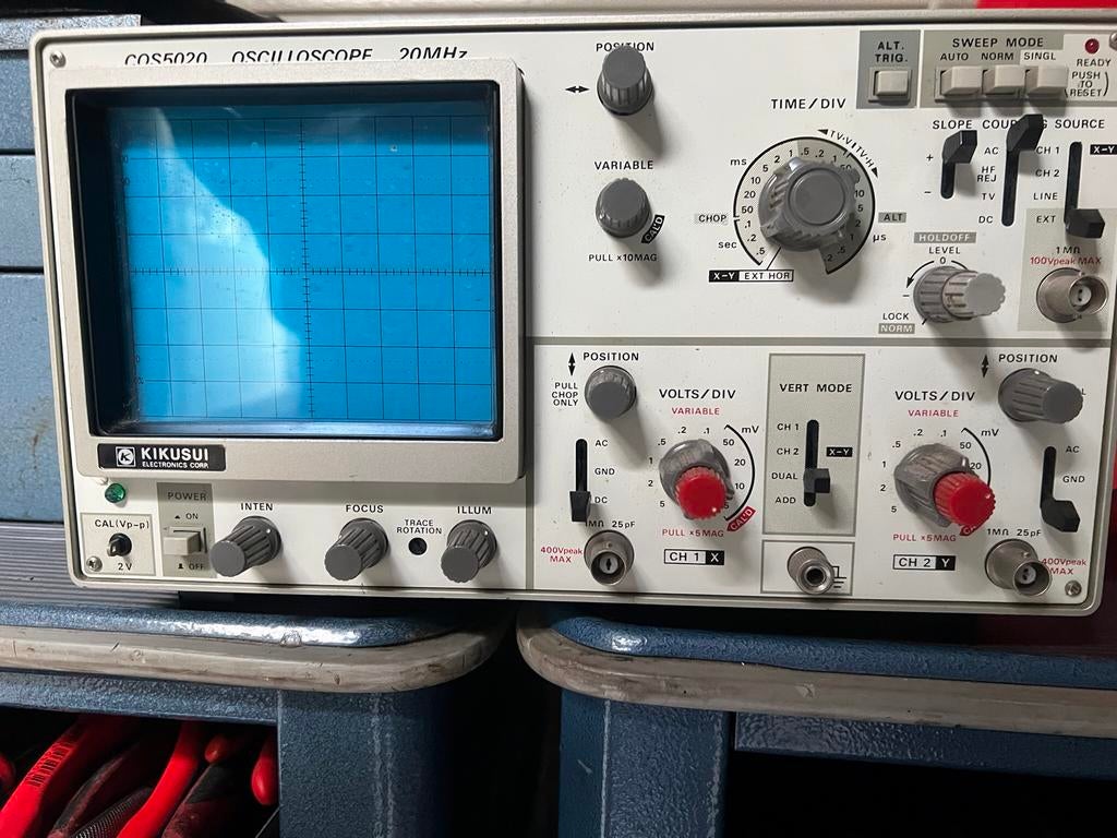 OSCILLOSCOPE KIKUSUI CO5020  20Mhz, Ophalen, Gebruikt, Overige meters