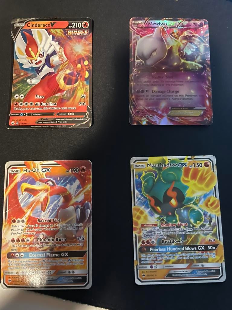 4 Pokemon Kaarten, Verzenden, Zo goed als nieuw, Meerdere kaarten