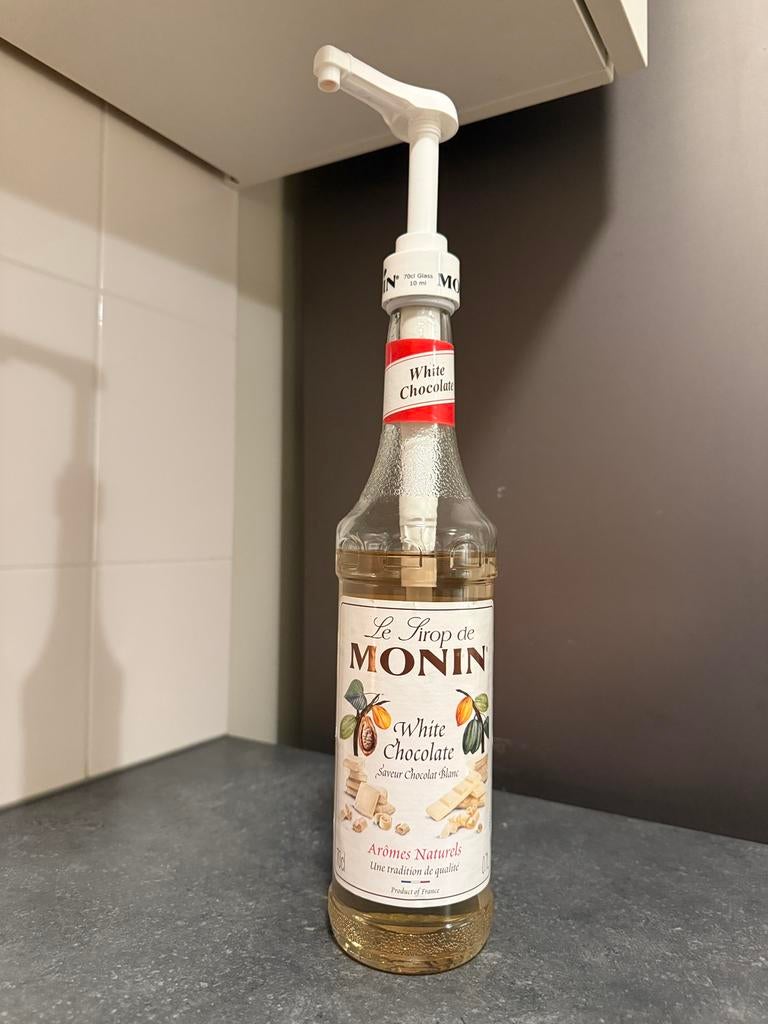 Monin White Chocolate siroop THT08/2028, Ophalen of Verzenden