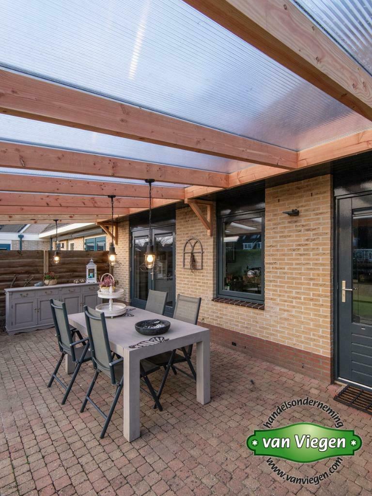 Polycarbonaat kanaalplaten, massief voor overkapping, scherm, Ophalen of Verzenden, Nieuw, Overige materialen
