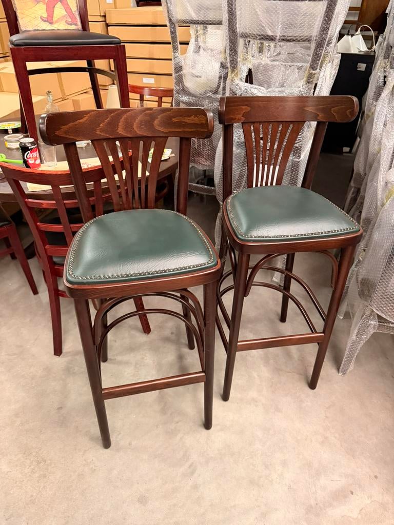Bistro thonet barkukken kroeg cafe krukken retro vintage, 5 krukken of meer, Met voetsteun, 60 tot 90 cm, Hout
