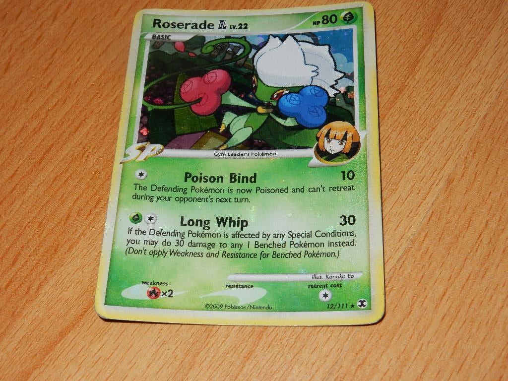 Roserade Holo sterretje kaart - Platinum Rising Rivals, Hobby en Vrije tijd, Verzamelkaartspellen | Pokémon, Zo goed als nieuw
