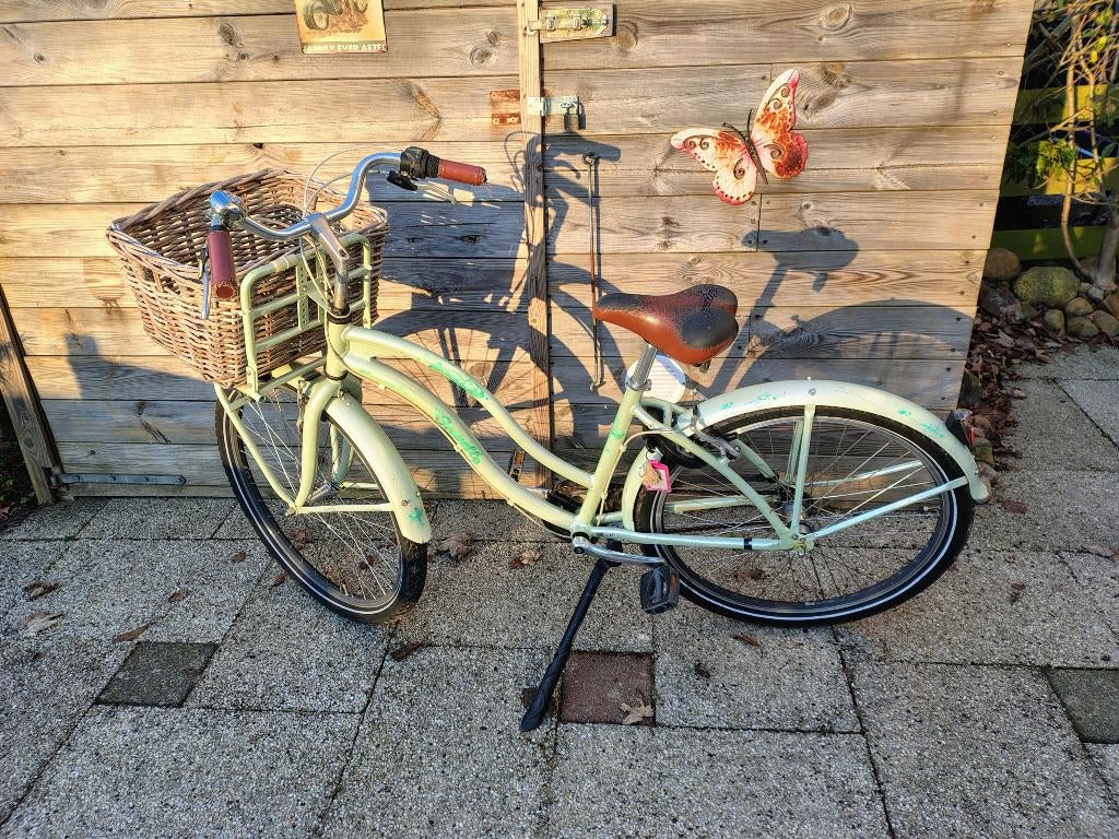 Mooie retro Gazelle fiets incl. fietsmand, 26 Inch banden, Gebruikt, Versnellingen, Gazelle, Ophalen