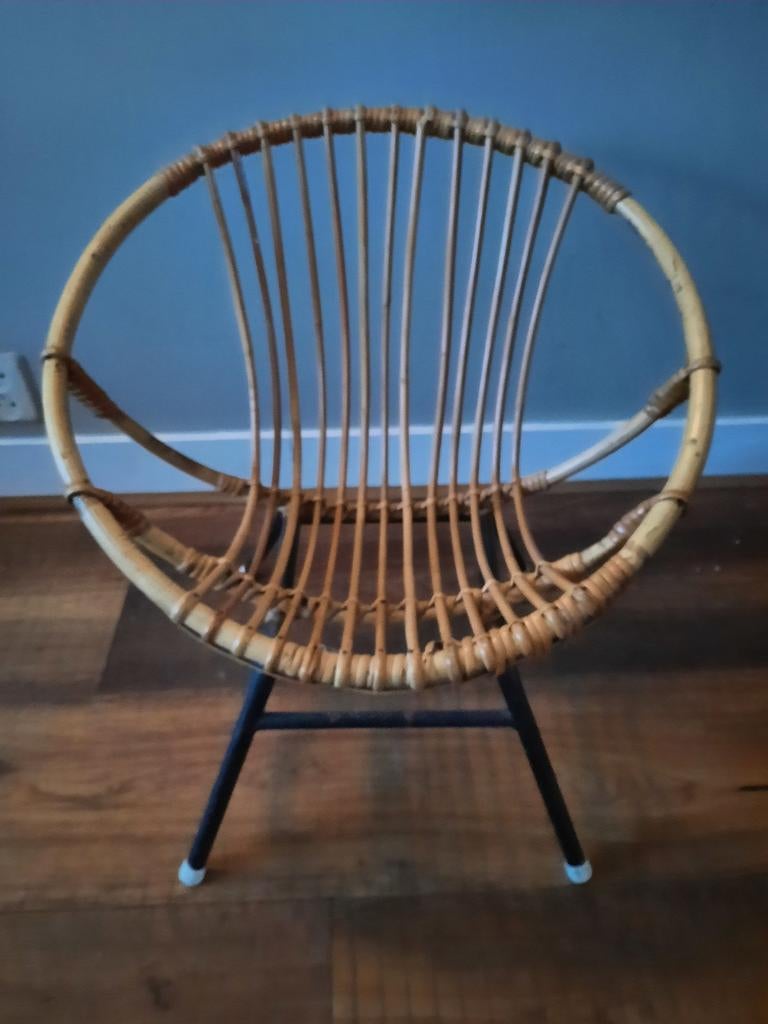 Rotan kinderstoel uit 1963, Ophalen of Verzenden, Overige typen