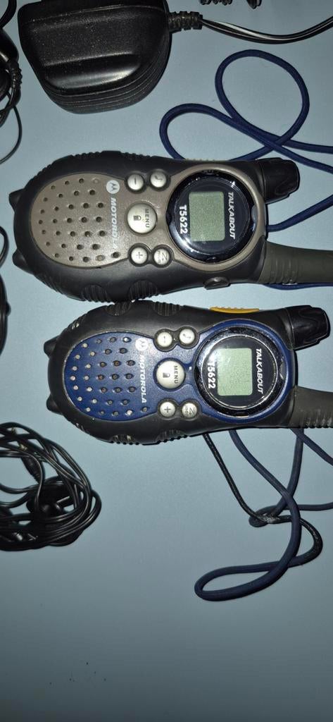 Motorola T5622 Walkie Talkie Set, Telecommunicatie, Portofoons en Walkie-talkies, Gebruikt, Ophalen of Verzenden, Portofoon of Walkie-talkie