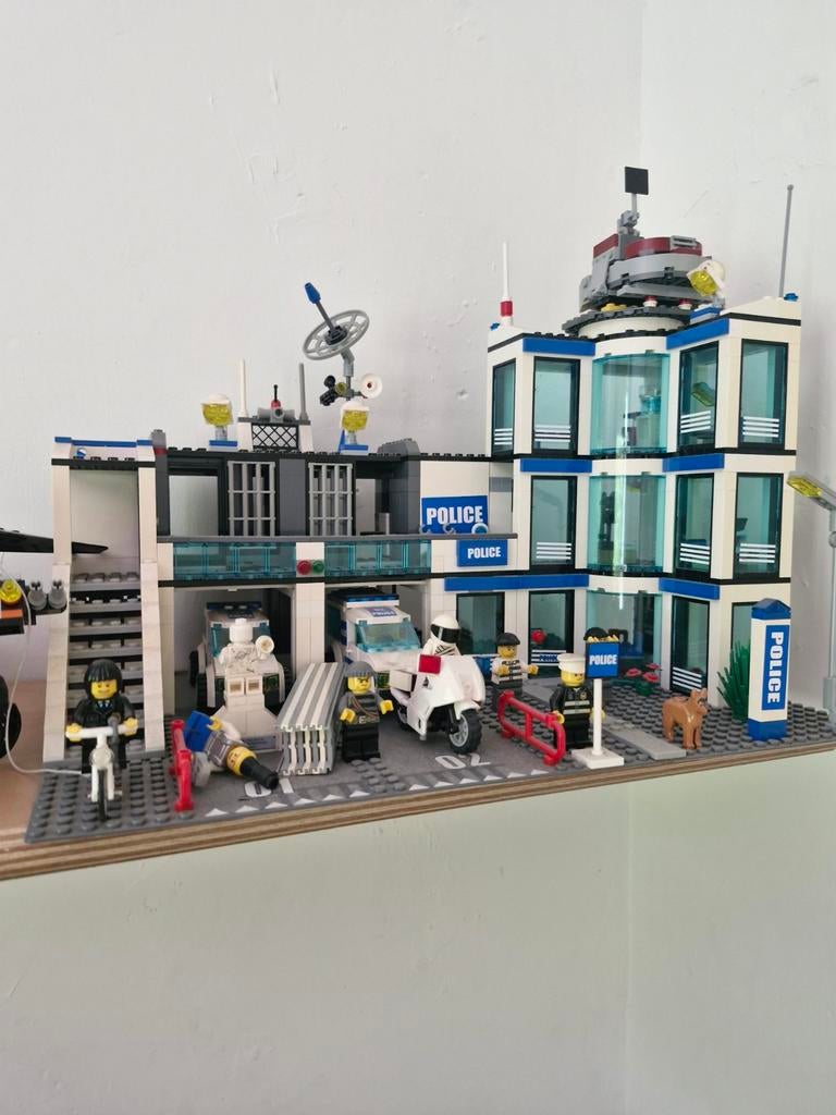 Oude Lego City Politie Bureau - Compleet, Ophalen of Verzenden, Gebruikt, Complete set, Lego