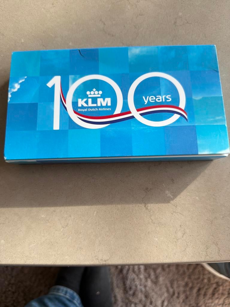 100 year klm herdenking doosje, Verzamelen, Ophalen of Verzenden, Overige typen