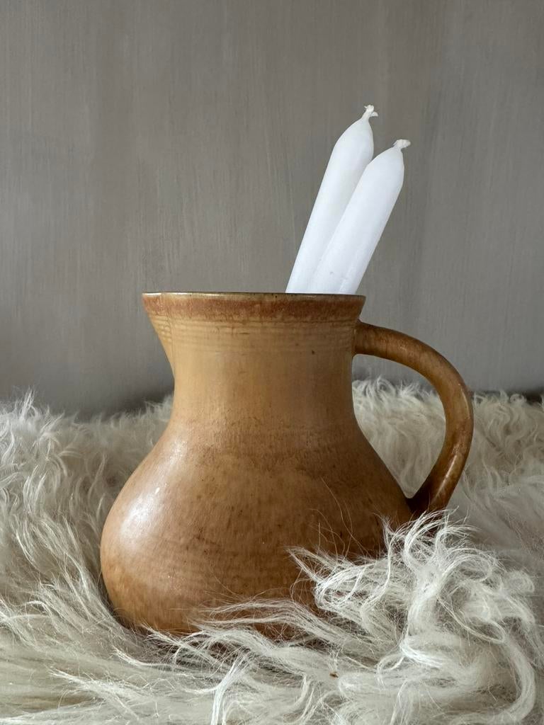 Mooi bruin kannetje aardewerk, Antiek en Kunst, Ophalen