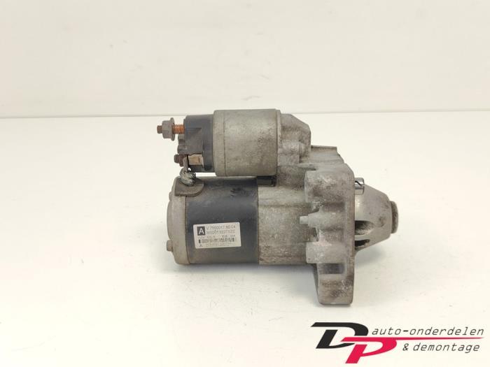 Startmotor van een Citroen C3 Picasso