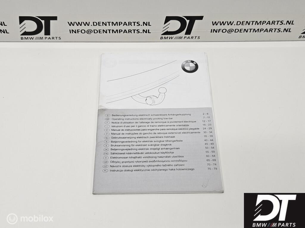 Handleiding trekhaak BMW X5 E70, Gebruikt, Ophalen of Verzenden, BMW, BMW