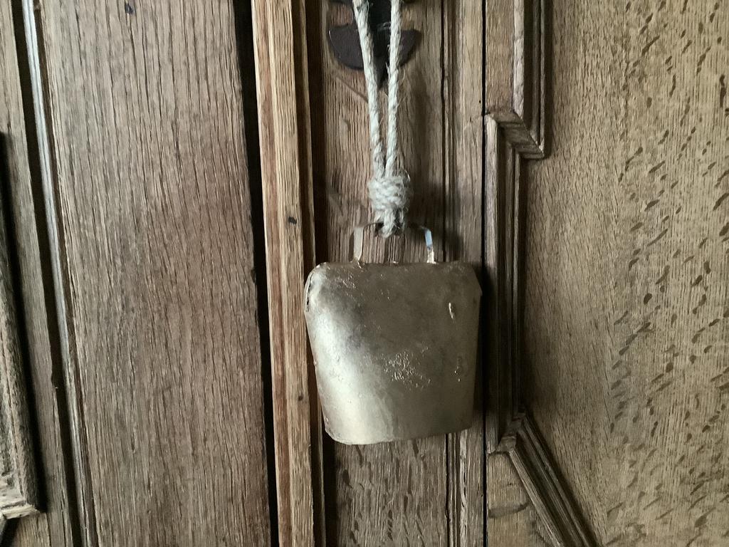 NIEUW koe bel met klepel oud goudkleurig, Ophalen of Verzenden, Nieuw